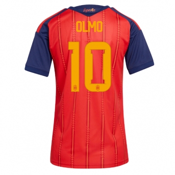 Billige Fotballdrakt Spania Dani Olmo #10 Replika Hjemmedrakt Dame VM 2026 Kortermet